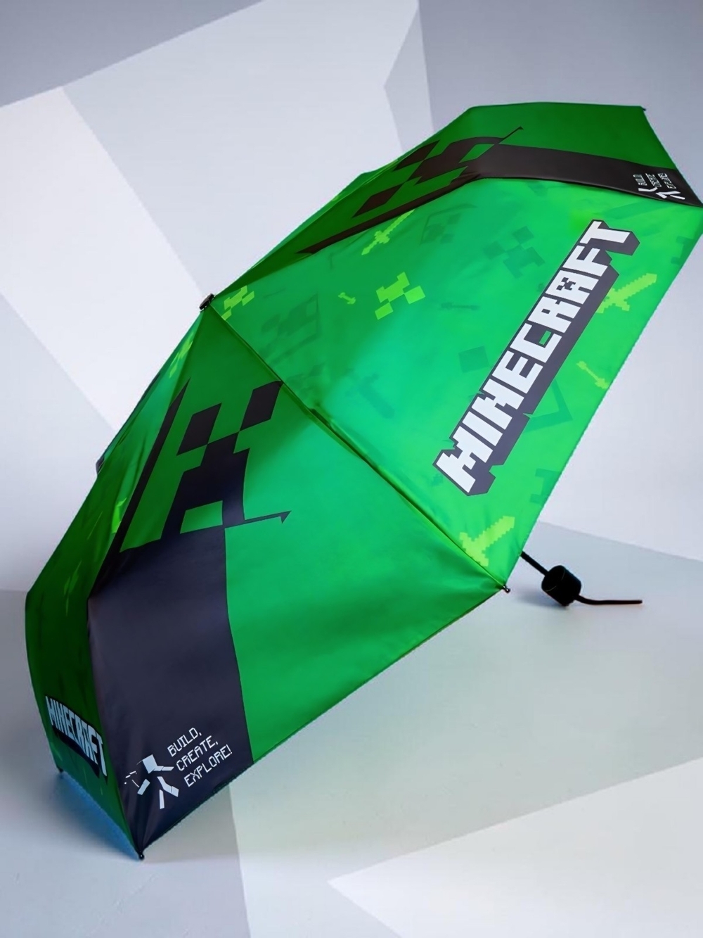 Minecraft Green Creeper Umbrella ♡